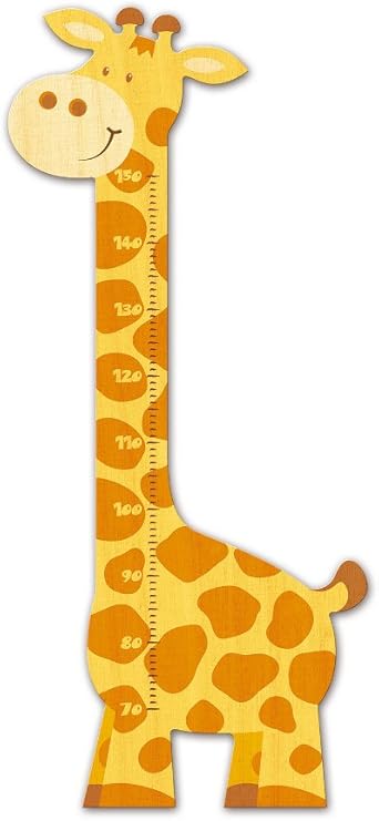 Metro Adesivo Per Misurare Altezza Bambini - Design Animali Foresta 50-150 Cm | Adesivo Murale Divertente