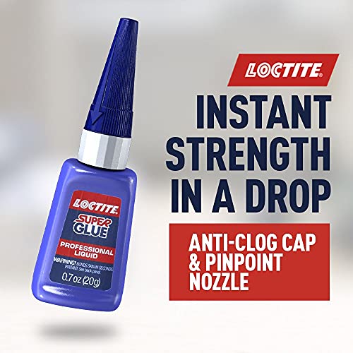 Loctite Super Glue Liquid Professional, 0.7 oz, Bottle, Pack of 4