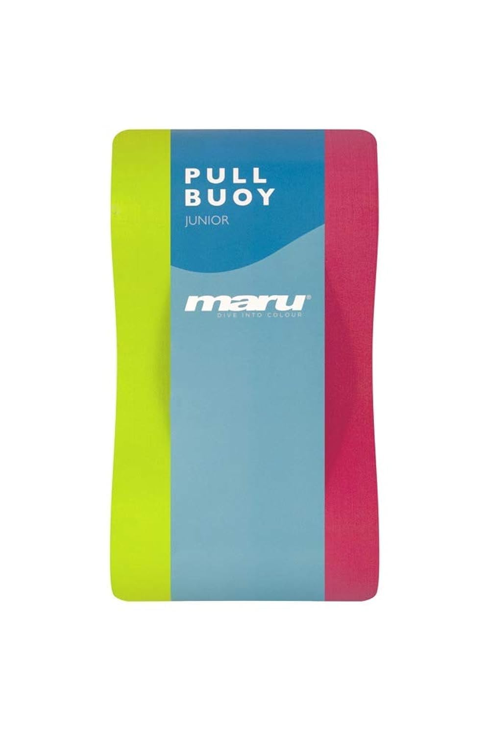 Maru Swimming Pull Buoy Junior (Pink/Lime) – Buoyant Foam Swimming Float for Children (Ages 6-14) – Improves Stroke Technique & Helps Strengthen Arms – Comfortable, Non-Chafing & Trusted by Coaches