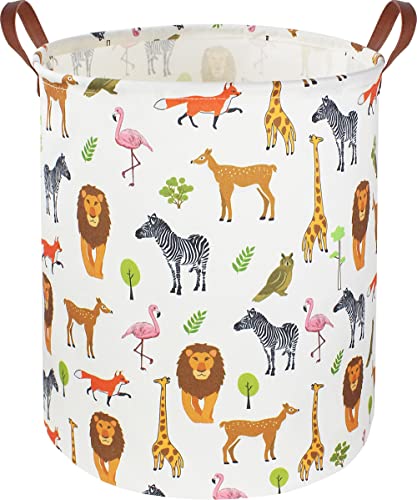 CLOCOR Laundry Basket Safari Room Decor