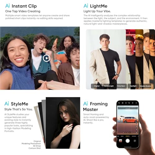 realme 16 Pro+ 5G Smartphone 12GB + 512GB, LumaColor 200MP + 50MP Camera, Snapdragon® 7 Gen 4 Unlocked Mobile Phones, 7000mAh Battery with 80W Fast Charge, 6.8" 144Hz AMOLED Screen, Grey