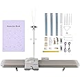 Knitting Machine and Accessories, LK150 150 Stitches 6.5mm Mid Gauge Plastic Domestic Knitting Machine with Accessories Tool Set for Household Sewing