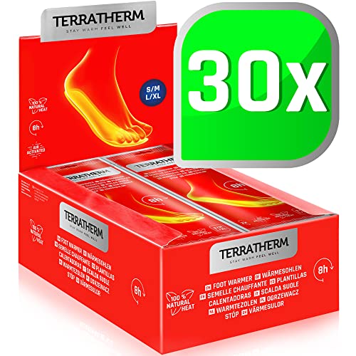 TerraTherm Wärmesohlen – 8h warme Füße, luftaktiviert