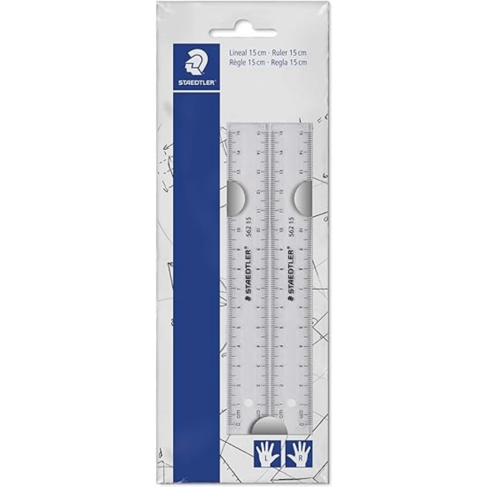 STAEDTLER Plastic Ruler, 15cm (Pack of 2)