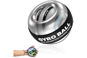 NHHEO Torque Ball, Auto-Start Gyro Ball Wrist Exerciser Strengthener and Forearm Gyroscope for Stronger Arm Fingers Wrist Bones and Muscle