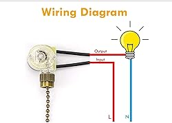Ceiling Fan Light Switch Zing Ear Pull Chain ZE-109