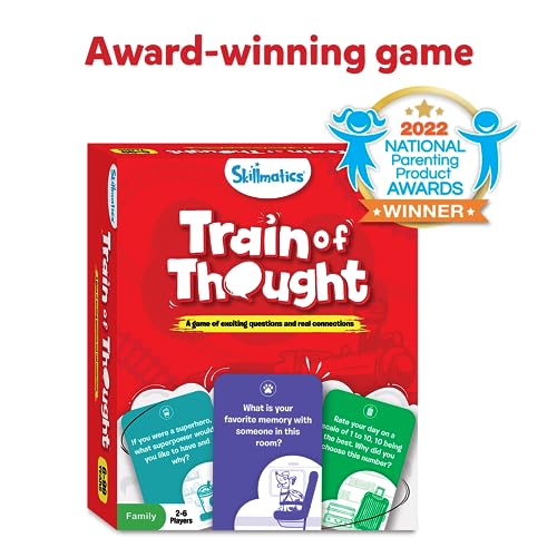 Skillmatics Card Game Train of Thought, Fun for Family Game Night, Educational Toys, Travel