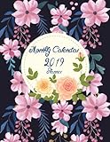 Monthly Calendar 2019 Planner: Flower Calender, Daily journal Planner, 12 Months Calendar, schedule by Hang Dailynote