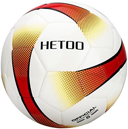 hetoo Waterproof Soccer Ball, Most Reasonable Construction technology football for Adult and Kids, Best Outdoor Sports Practice Soccer Ball-Size 5 4 3