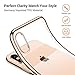 TORRAS Crystal Clear Compatible for iPhone Xs Max Case, [Non-Yellowing] Soft Silicone Shockproof TPU Slim Thin Protective Phone Cover Case for iPhone Xs Max 6.5 inch, Gold