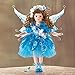 Collections Etc Women's Tanya Blue Fairy Porcelain Doll 16