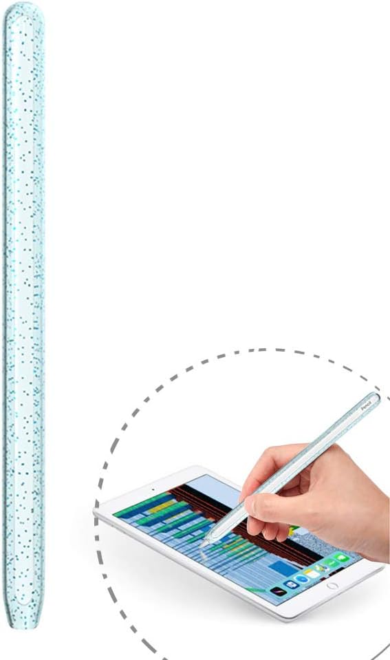 Haojavo Compatible with New Apple Pencil 2 Case, Slim Fit Ultra Light TPU Sleeve Protector Grip Skin Case Pouch for Apple Pencil 2 & iPad Pro 11 12.9 inch Accessories