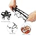 RENHAIGY Traction Ice Cleats Crampons Ice Snow Grips for Hiking Walking Climbing Fishing Jogging with Anti-Slip Microspikes Stainless Steel Spikes