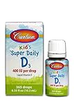 Carlson Super Daily D3 400 IU for Kids 0.35 fl.oz (10.3ml)
