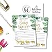 25 Safari Baby Shower Invitations, Sprinkle Invite for Boy or Girl, Gender Neutral Reveal Jungle Animal Theme, Cute Printed Fill or Write In Blank Printable Card, Coed Twin Party Stock Paper Supplies