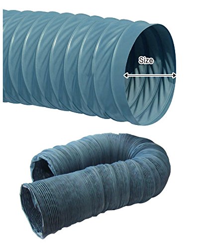 pvc material uae PVC Ducting SixTools Gray Flexible 20inX35Ft Pipe Hose