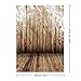 Qintec Photography Backdrops Nostalgia Wood Photo Backdrop for Photography Studio Video Shooting 5x7ft