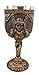 Atlantic Collectibles Norse Mythology Viking Spirit Goddess Valkyrie 7oz Resin Wine Goblet Chalice With Stainless Steel Liner