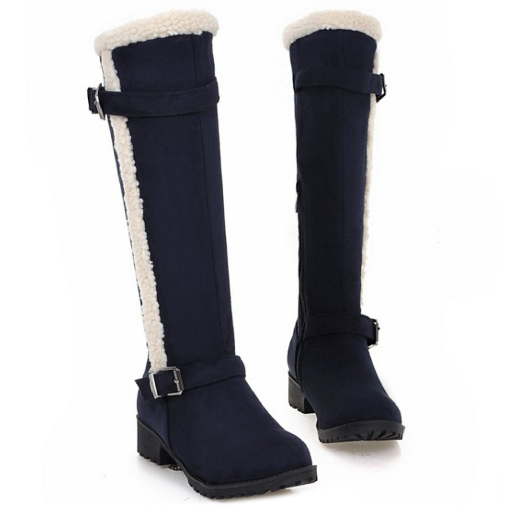 Low Comfort Women CularAcci Heel Boots Biker MidCalf