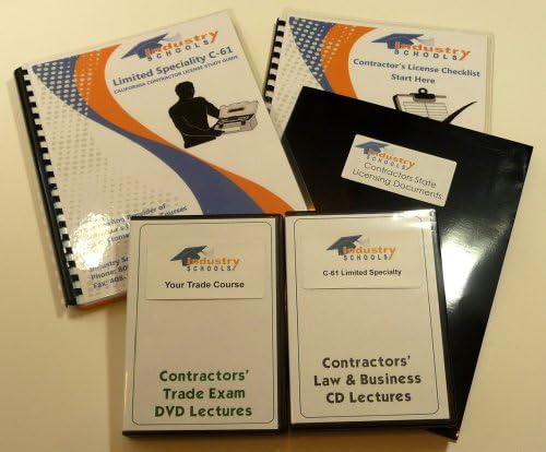 KIT D35 - POOL AND SPA MAINTENANCE for California w/LAW &amp; BUSINESS &amp; Online Practice Exams, Instructors on both DVDs and CDs