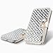 Vandot 3D Rhinestone Crystal Leather Wallet Case for Apple iPhone 6 Plus (5.5-Inch) - White