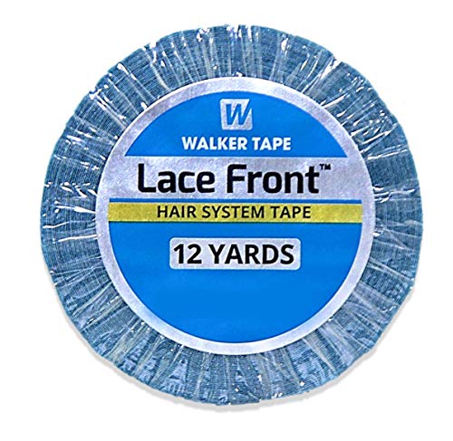 Lace Front Tape. Double Sided 3/4″ x 12 Yards. For wigs, toupees, and hair extensions. Authentic Walker Tape.