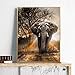 DIY 5D Diamond Painting Kits for Adults Full Drill Embroidery Paintings Rhinestone Pasted DIY Painting Cross Stitch Arts Crafts for Home Wall Decor 30x40cm/11.8×15.7Inches（Elephant