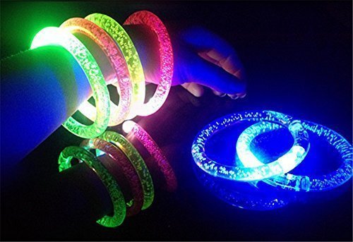 OliaDesign Flashing LED Bubble Bracelet - 12 pack
