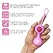 BEN WA BALLS SET - KEGEL EXERCISE WEIGHTS KIT | Doctor Recommended KEGEL BALLS for Beginners | Tightening Pelvic Floor | Incontinence Bladder Control | Weighted balls for exercise | Sex Health | eBook