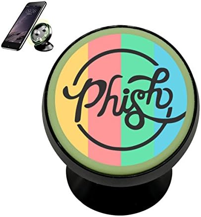 Phish-Logo Universal Magnetic Phone Holder, 360 Rotation Magnetic Car Mount Holder, With Luminous Function