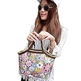 Lunch Bags,IEason Clearance Sale! Fashion Portable Flower Lunch Bags Lunch Packet Lunch Food Storage Bags