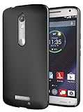 DROID Turbo 2 Case, Cimo [Matte] Premium Slim Fit Flexible TPU Case for Motorola Verizon DROID Turbo 2 / Moto X Force (2015) - Black