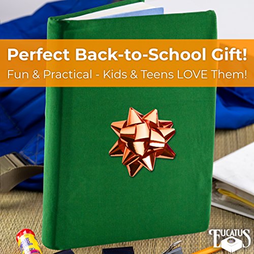 image for Eucatus Stretchable Book Cover Design Packs. Fits Most Hardcover Textb