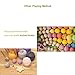 120pcs 25mm wooden beads for crafts - Unfinished Large Wood Beads for Crafts with Holes, Natural Big Round Wooden Beads for DIY Jewelry Making, Home Farmhouse Decor