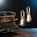 Light Bulbs - 6 Pack - 60 watt Clear Glass Edison Bulbs for Home and Office - Vintage Lighting by Scandic Gear