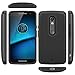 Droid Maxx 2 Case, LK [Shock Absorption] Drop Protection Hybrid Dual Layer Armor Defender Protective Case Cover for Motorola Droid Maxx 2 (Black)