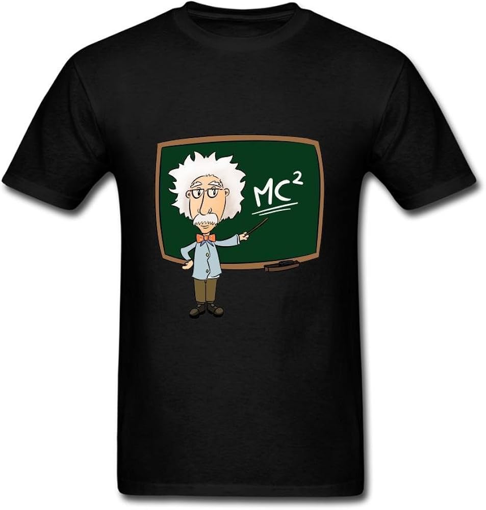Heerinsy Men's Einstein Physicists Green Design Color Short Sleeve T-Shirt S