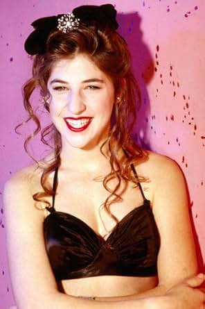 Mayim Bialik Striking Glamour Pin Up In Black Bikini Top 24X36 Poster