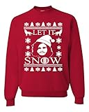 Let it snow Jon Snow Ugly Christmas Sweater Unisex Sweatshirts Red
