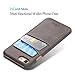 XRPow iPhone 6 Plus/iPhone 6S Plus Wallet Phone Case, Slim Leather Wallet Case Back Cover with Credit Card Holder Gray