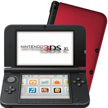 Console Nintendo 3ds Xl Rouge Noir Amazon Fr Jeux Video