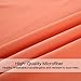 TASTELIFE 105 GSM Deep Pocket Bed Sheet Set Brushed Hypoallergenic Microfiber 1800 Bedding Sheets(Coral,Queen)