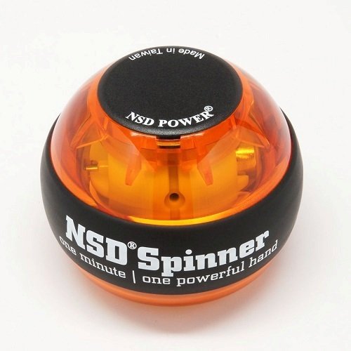 NSD PB-688 AMBER Essential Spinner Gyro Hand Grip Strengthener Wrist Forearm Exerciser - Thumbnail 2