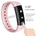 Fitness Tracker,007plus D115 Bluetooth 4.0 Pedometer Sleep Monitor Concise Style Point Touch Activity Tracker(Pink)