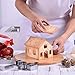 3D Gingerbread House Cookie Cutter Set - 9 PCS DIY Stainless Steel Christmas Cookie Mould | Gingerbread Boy/Elk/Sled/Christmas House Cookie Making For Christmas Decoration
