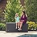LIFETIME 60298 Heavy Duty Outdoor Storage Deck Box, 130 Gallon, Gray