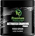 Activated Charcoal Teeth Whitening Powder - All Natural Black Charcol Toothpaste Dental Powder Safe & Gentle for Gums & Sensitive Teeth Brighter Smile Tooth 4 oz