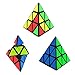 MOFANG FAMILY Set of 3 Speed Cube Pyraminx Megaminx 3D GEAR MAGIC Cube Puzzle Brainteaser Cube
