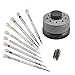 9pc Micro Precision Screwdriver Set 0.5mm - 2.5mm with Stand & Replacement Tips - Jewelry, Watch Repair, Electronics - Hardened Tips 35-40 HRC