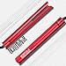 BEAUTIROX Flat Hair Iron with Anti-Static Technology and Temperature Controls for Straightening and Curls,Redthumb 1